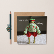 Load image into Gallery viewer, Spicy Birthday Heknitt x lil wabbit card
