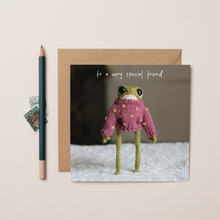 Load image into Gallery viewer, Special Friend Heknitt x lil wabbit card
