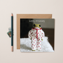 Load image into Gallery viewer, Happy Anniversary Heknitt x lil wabbit card
