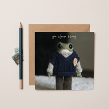 Load image into Gallery viewer, You Clever Thing Heknitt x lil wabbit card
