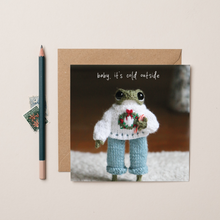 Load image into Gallery viewer, Baby It's Cold Outside Heknitt x lil wabbit card
