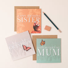 Load image into Gallery viewer, Butterfly Happy Mother&#39;s Day card
