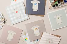 Load image into Gallery viewer, Rainbow Baby Grow card - lil wabbit
