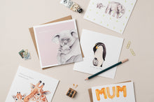 Load image into Gallery viewer, I love you, Mum Penguin card - lil wabbit
