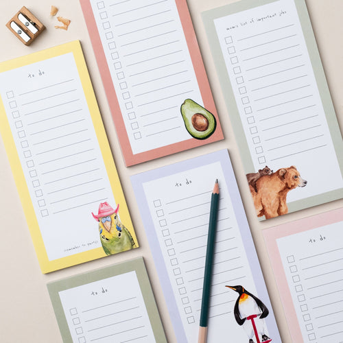 Four Pack of To Do List Pads - lil wabbit