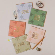 Load image into Gallery viewer, To The Best Mum card with Gold Foil
