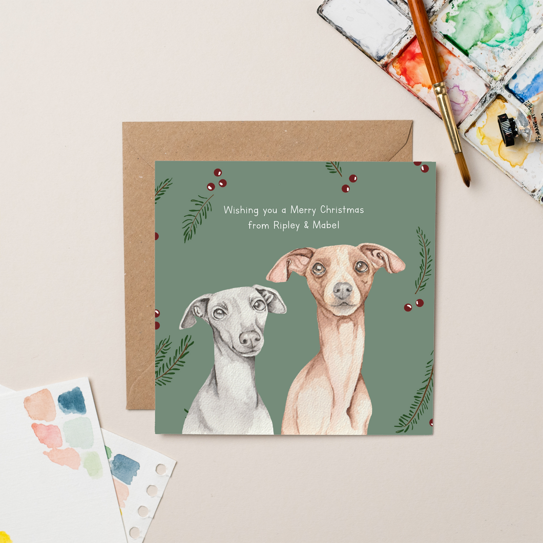 Bespoke Dog Christmas Cards