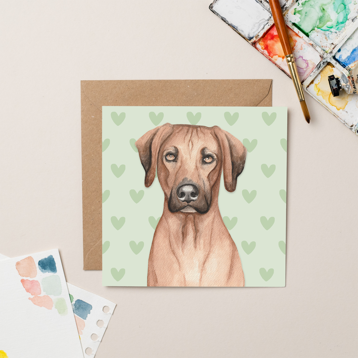 Blank Dog Breed Card | Rudy the Rhodesian Ridgeback – lil wabbit