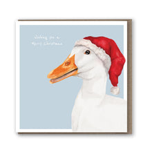Load image into Gallery viewer, Goose Christmas card - lil wabbit
