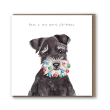 Load image into Gallery viewer, Schnauzer &amp; Friends 4 Card Christmas Bundle - lil wabbit
