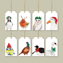 Load image into Gallery viewer, Christmas Birds Gift Tag Variety Pack - lil wabbit
