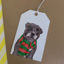 Load image into Gallery viewer, StreetVet Belle - Christmas Gift Tag - lil wabbit
