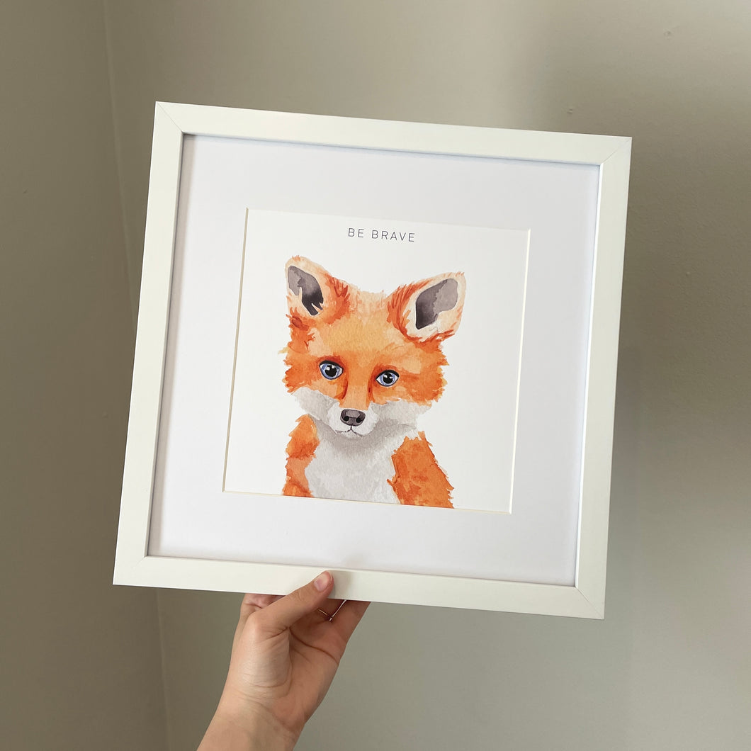Fox Nursery Print - lil wabbit