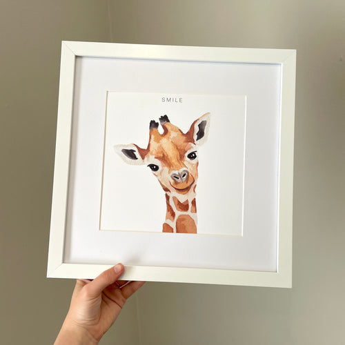 Giraffe Nursery Print - lil wabbit