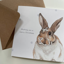 Load image into Gallery viewer, StreetVet Pickle Christmas card - lil wabbit
