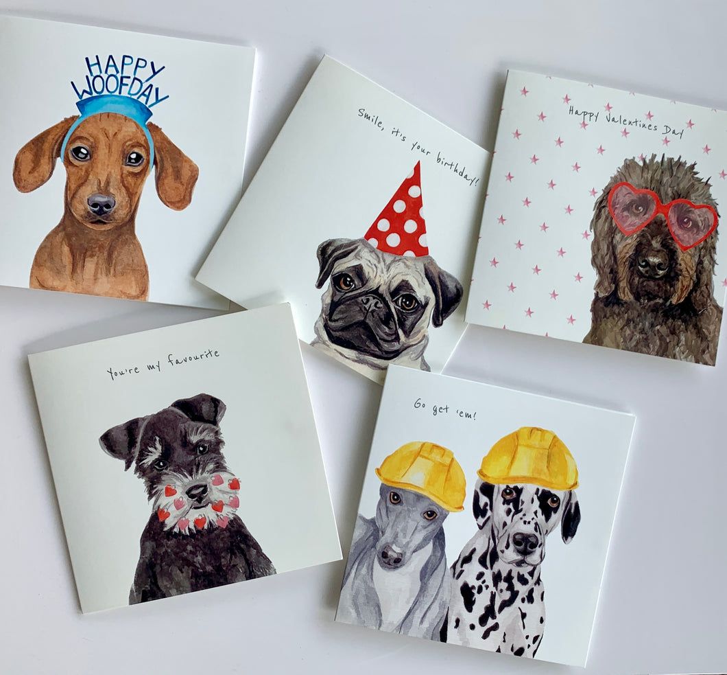 The Pack of Dogs 5 card bundle - lil wabbit