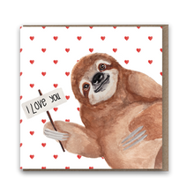 Load image into Gallery viewer, The Best Gift (Tea Towel &amp; card) - lil wabbit
